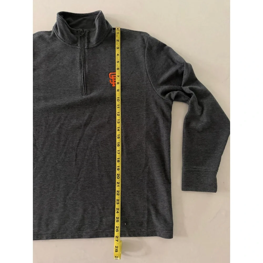Vineyard‎ Vines San Francisco Giants Quarter Zip Pullover Mens Large Gray SF MLB
